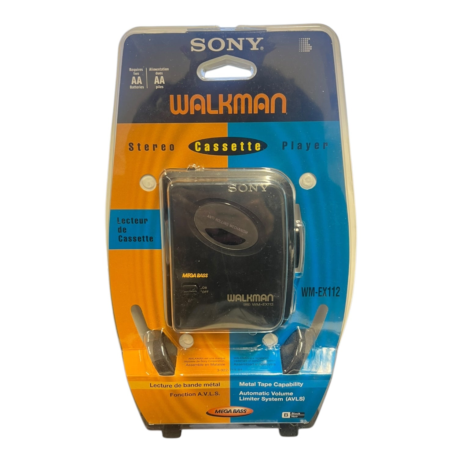 Sony Walkman Cassette Tape Player WM-EX112 (Nieuw in blister) | Reway