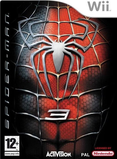 Nintendo Wii Spider-Man 3, doos voorkant, Franse uitgave, tweedehands