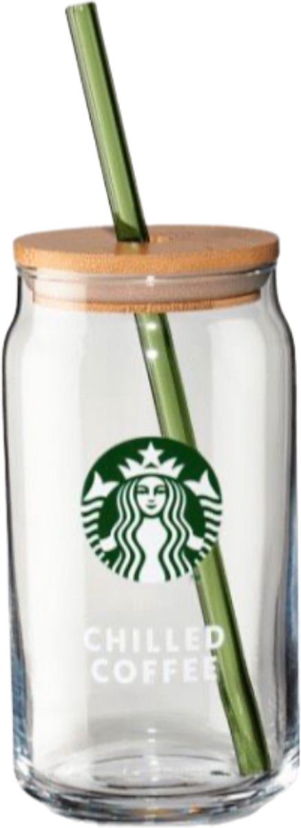Starbucks-Chilled Coffee Glazen Mok (Nieuw)