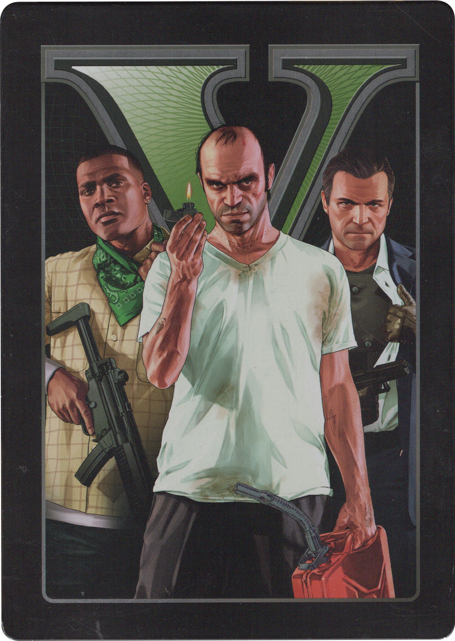 Steelcase-Grand Theft Auto V (GTA 5) (Steelbook zonder game) Tweedehands