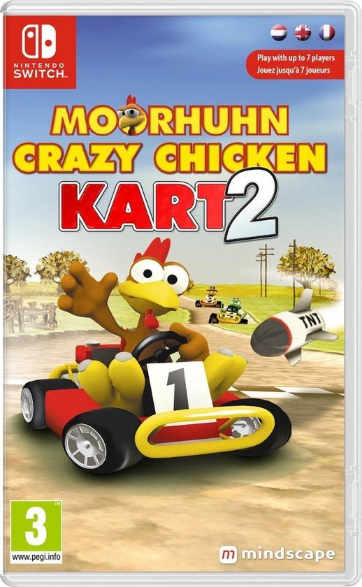 Switch-Crazy Chicken Kart 2 Tweedehands