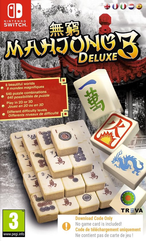 Switch-Mahjong Deluxe 3 (Code in a box) Tweedehands