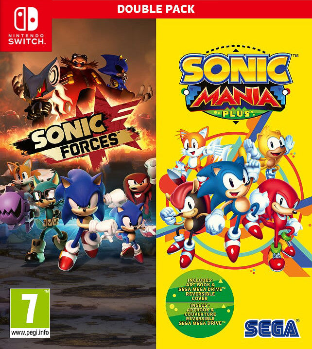 Switch-Sonic Mania Plus And Sonic Forces Double Pack Tweedehands