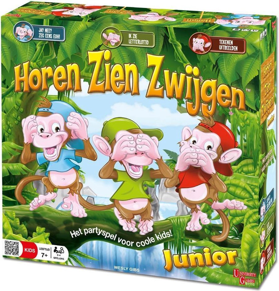 Tactic-Horen Zien Zwijgen Junior Partyspel Tweedehands