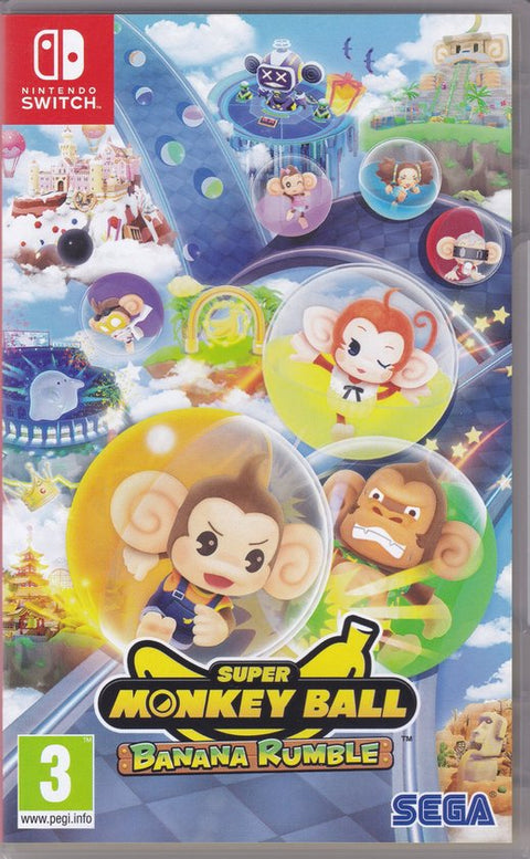 Super Monkey Ball Banana Rumble Nintendo Switch box art