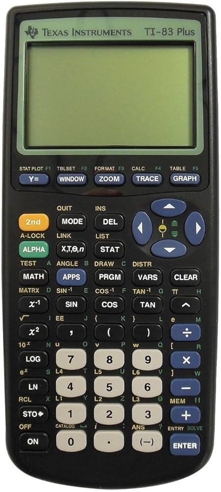 Texas Instruments-TI-83 Plus Wetenschappelijke Rekenmachine Tweedehands