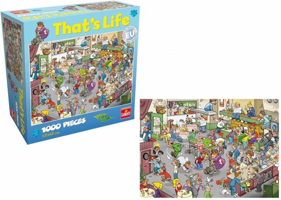That's Life-Pub Cafe - 1000 Stukjes - Puzzel (Compleet) Tweedehands