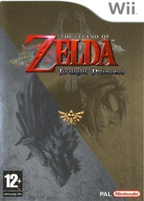 Nintendo Wii The Legend of Zelda Twilight Princess, doos voorkant, standaarduitgave PAL, tweedehands