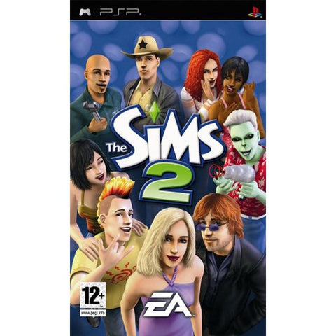 PlayStation Portable PSP The Sims 2 van EA, doos voorkant