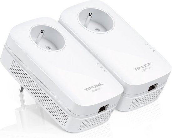 TP-Link-TL-PA8015P KIT 1200Mbit/s Ethernet LAN Wit 2 Stuks Tweedehands