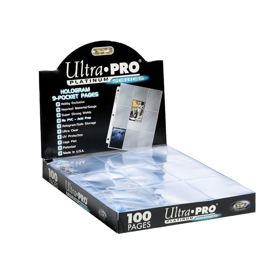Ultra Pro 9 Pocket Pages Platinum Series - 100 Stuks (Nieuw)