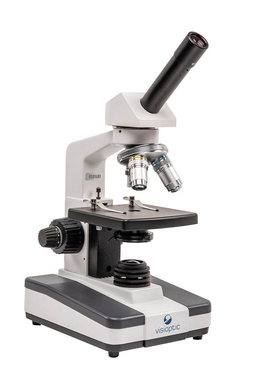 Visioptic-Professionele Microscoop met 3 Objectieven Tweedehands