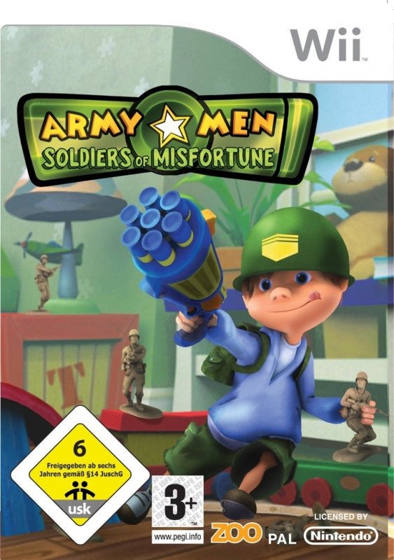 Wii-Army Men: Soldiers of Misfortune Tweedehands