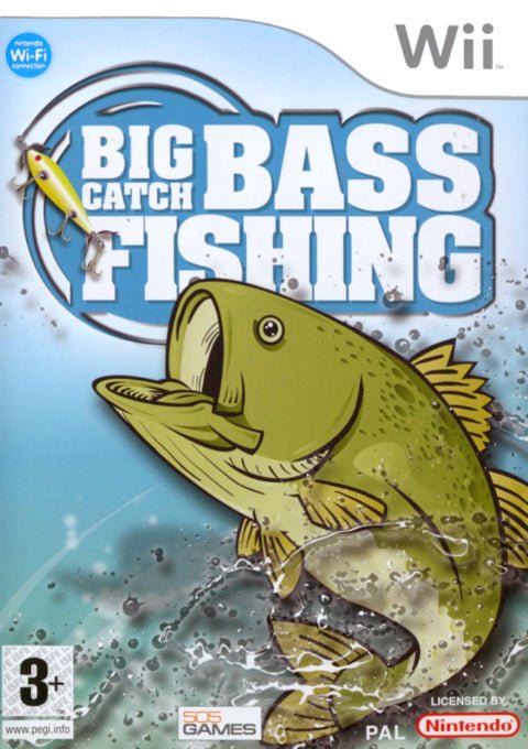 Wii-Big Catch Bass Fishing Tweedehands
