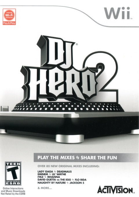 Wii-DJ Hero 2 Tweedehands