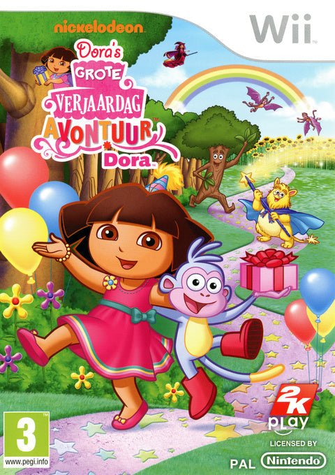 Wii-Dora's Grote Verjaardag Avontuur Tweedehands