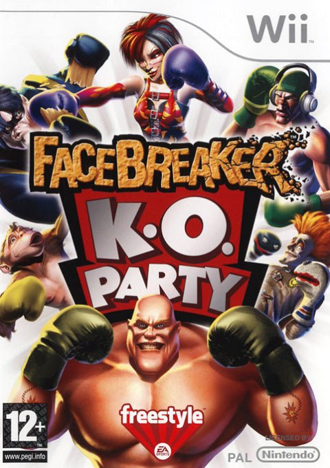 Wii-FaceBreaker K.O. Party Tweedehands