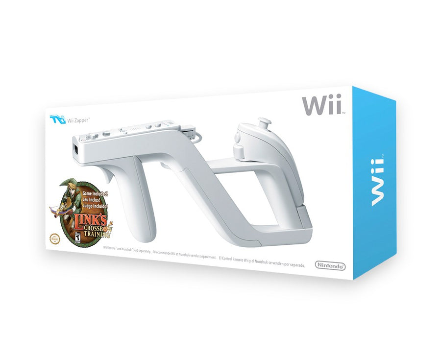 Wii-Link's Crossbow Training + Wii Zapper (In doos) Tweedehands