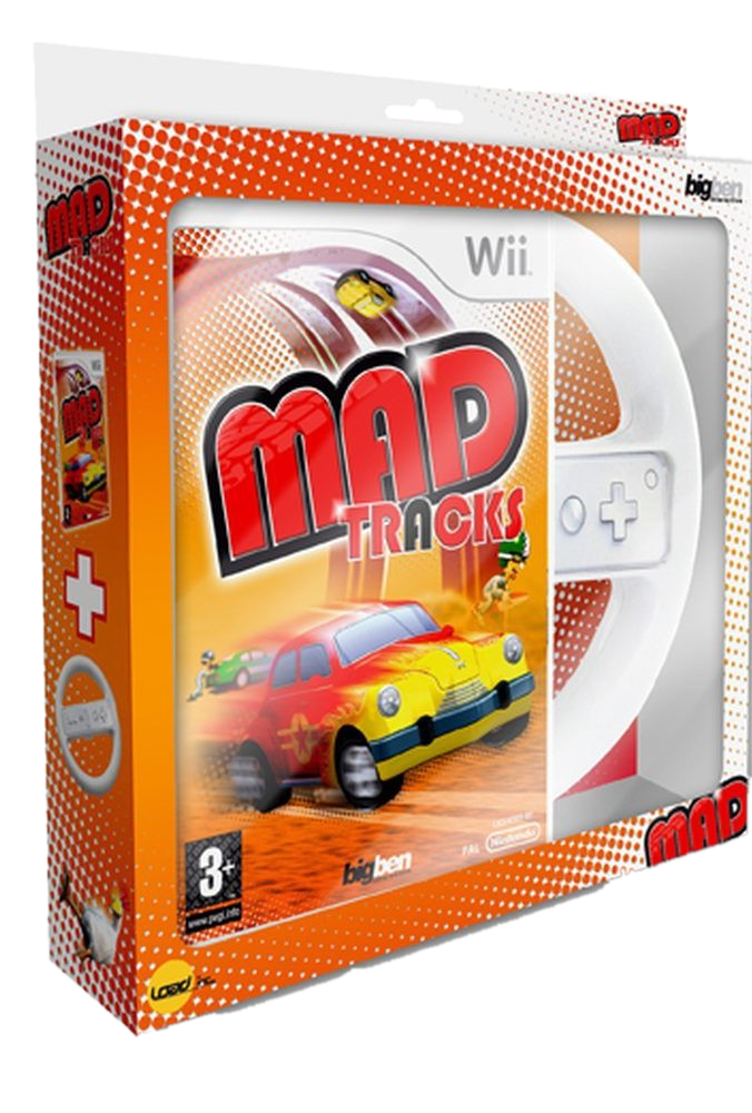 Wii-Mad Tracks Incl. Wheel (Nieuw)