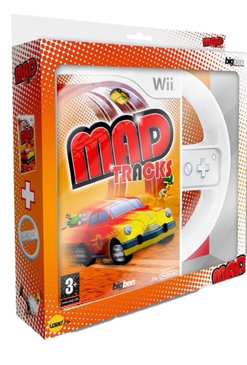 Wii-Mad Tracks Incl. Wheel (Nieuw)