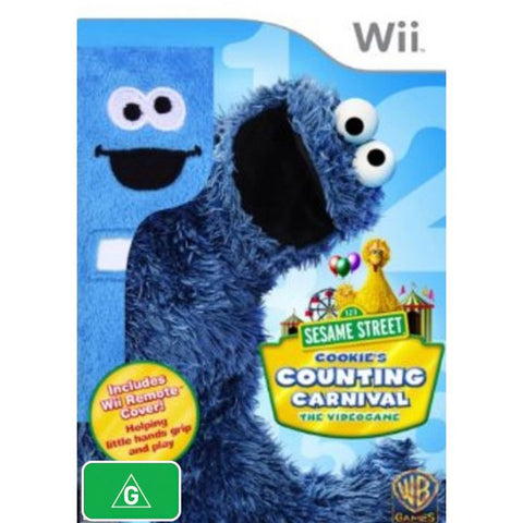 Wii-Sesame Street: Cookie's Counting Carnival + Controller Sleeve (Nieuw)