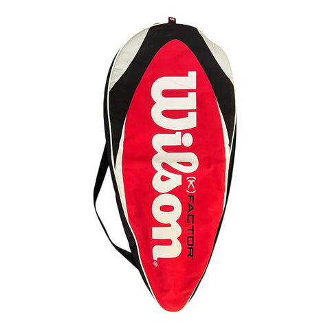 Wilson-Rackethoes / Racket Cover voor Tennisracket K Factor met Schouderriem-tweedehands