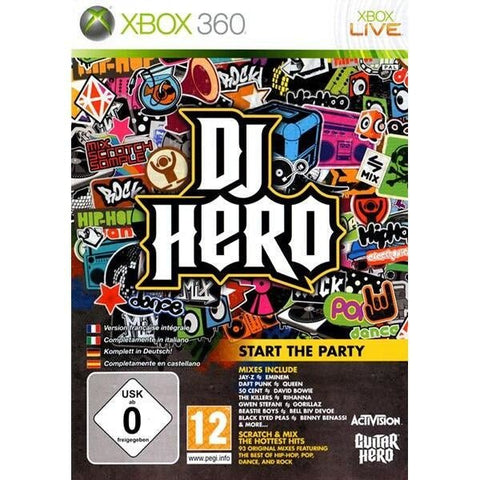 Xbox 360-DJ Hero (Game Only) Tweedehands