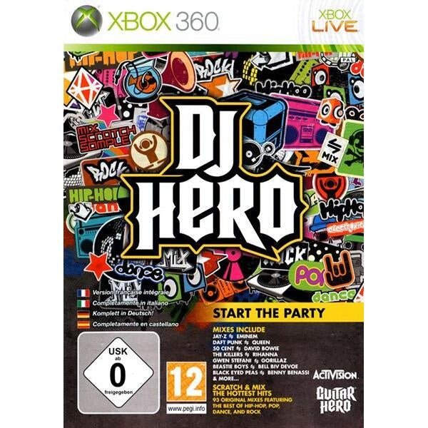 Xbox 360-DJ Hero (Game Only) Tweedehands