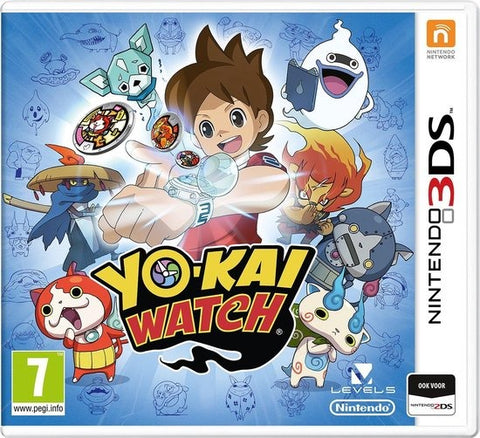 Nintendo 3DS Yo-Kai Watch, doos voorkant, tweedehands