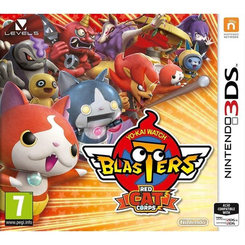 Nintendo 3DS Yo-Kai Watch Blasters Red Cat Corps, doos voorkant