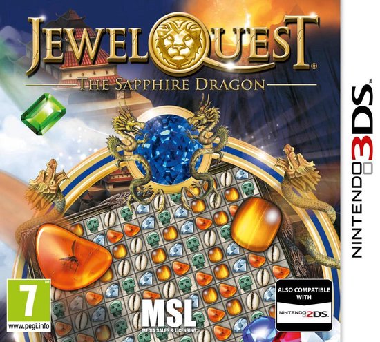 3DS-Jewel Quest: The Sapphire Dragon Tweedehands