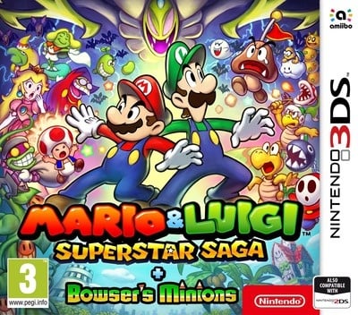 3DS-Mario & Luigi: Superstar Saga + Bowser's Minions Tweedehands