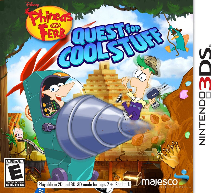 3DS-Phineas and Ferb: Quest for Cool Stuff Tweedehands