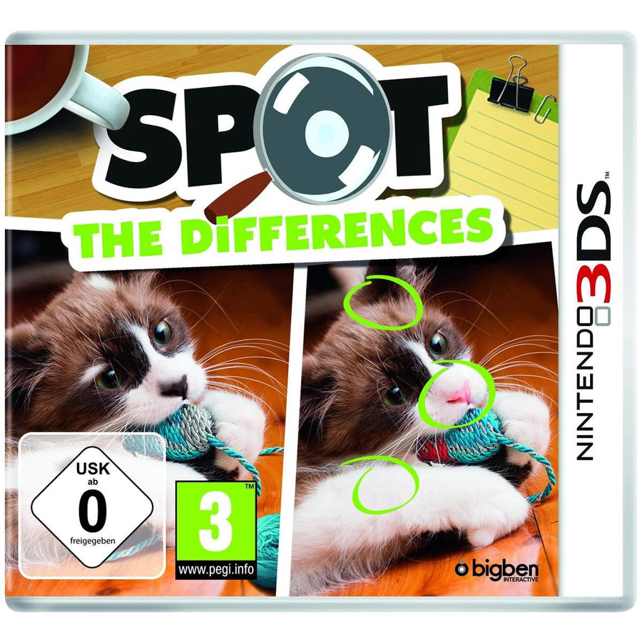3DS-Spot the Differences Tweedehands