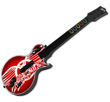 Activision-Guitar Hero Aerosmith Les Paul Gitaar Controller voor Xbox 360 Tweedehands