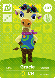 Amiibo-Gracie #307 - Series 4 Tweedehands