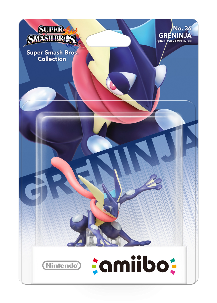 Amiibo-Greninja (Nr. 36) - Super Smash Bros. series (Nieuw)