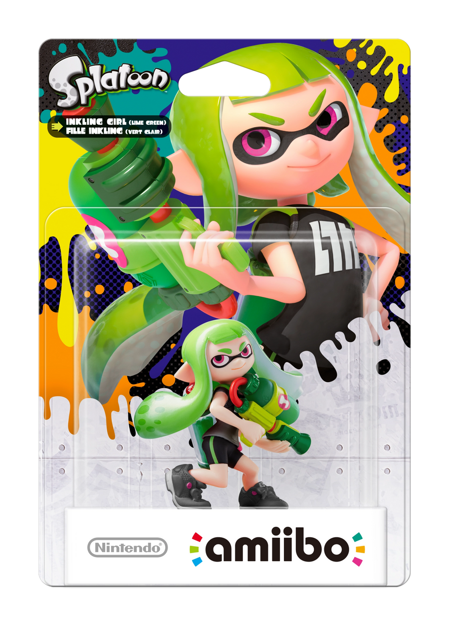 Amiibo-Inkling Girl (Lime Green) - Splatoon series (Nieuw)