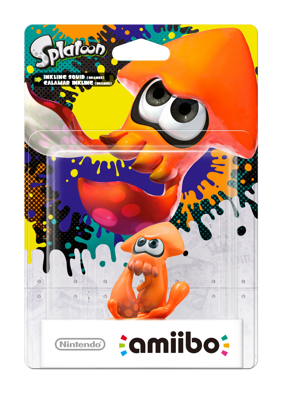 Amiibo-Inkling Squid (Orange) - Splatoon series (Nieuw)