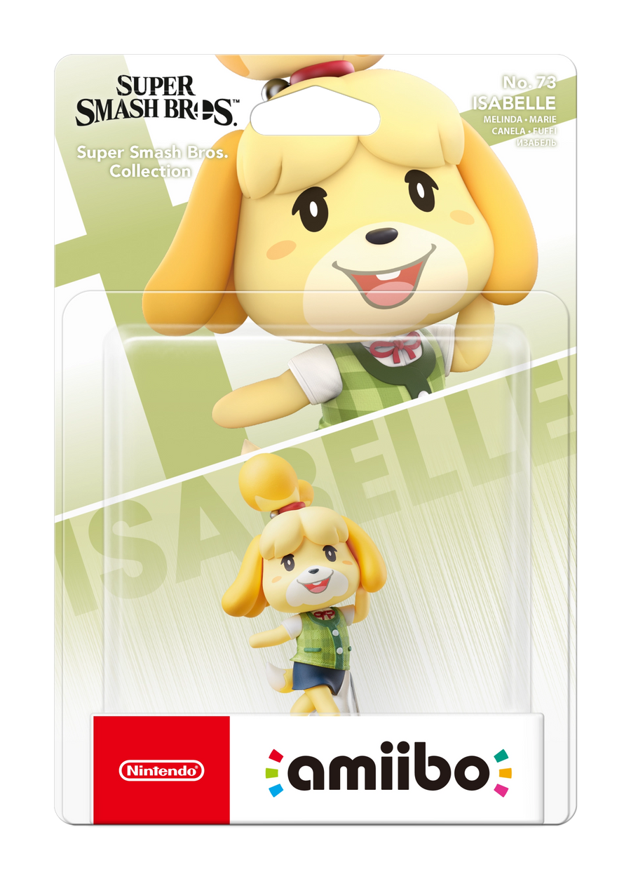 Amiibo-Isabelle (Nr. 73) - Super Smash Bros. series (Nieuw)