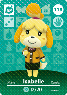 Amiibo-Isabelle (Winter) #113 - Series 2 Tweedehands