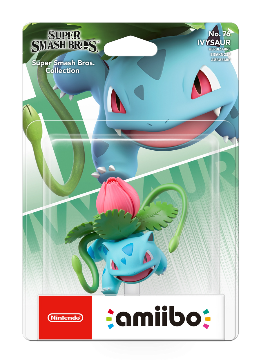 Amiibo-Ivysaur (Nr. 76) - Super Smash Bros. series (Nieuw)