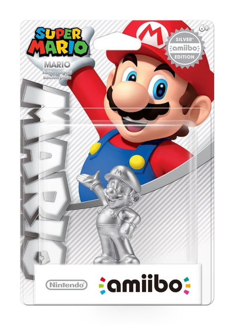 Amiibo-Mario - Silver Edition - Super Mario series (Nieuw)