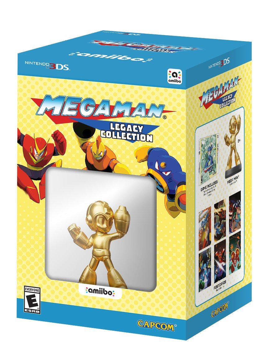 Amiibo-Mega Man - Gold Edition (Nr. 27) - Super Smash Bros. series (Nieuw)
