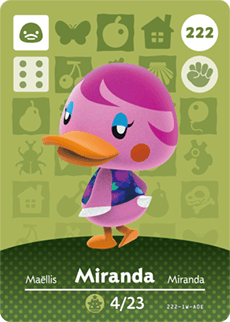Amiibo-Miranda #222 - Series 3 Tweedehands