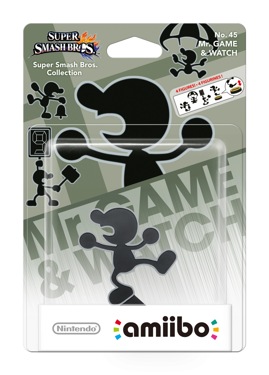 Amiibo-Mr. Game & Watch (Nr. 45) - Super Smash Bros. series (Nieuw)