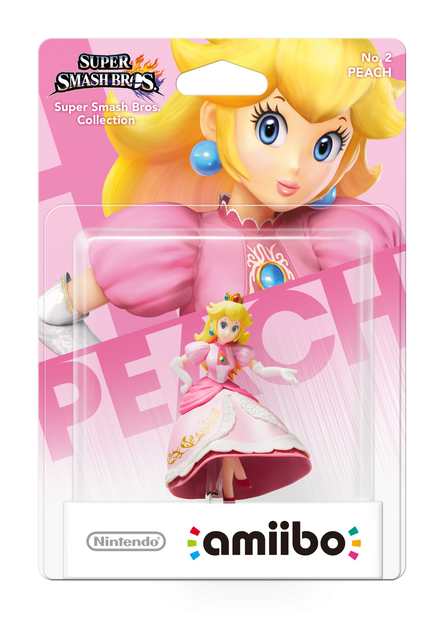 Amiibo-Peach (Nr. 2) - Super Smash Bros. series (Nieuw)