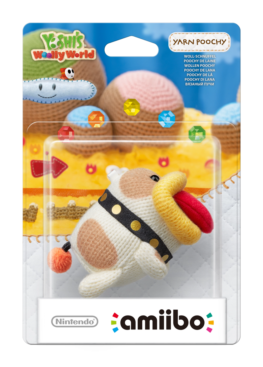 Amiibo-Poochy - Yoshi's Woolly World series (Nieuw)