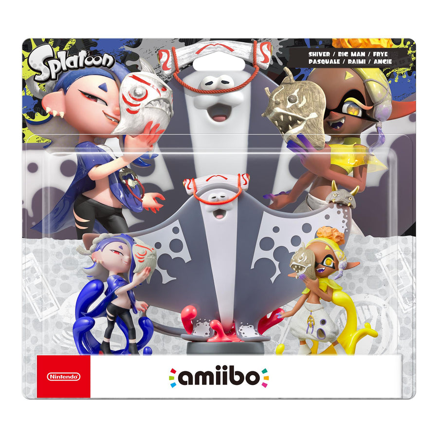 Amiibo-Shiver + Frye + Bigman 3-Pack - Splatoon series (Nieuw)