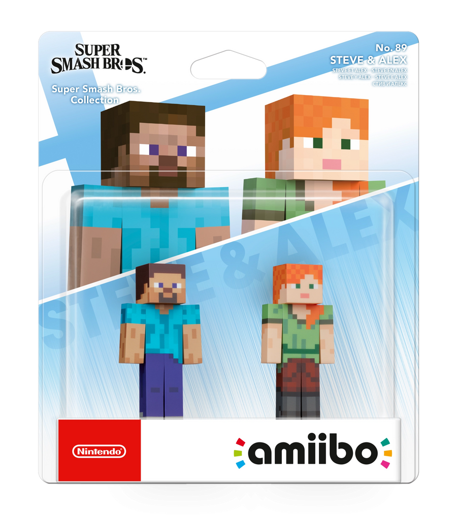 Amiibo-Steve & Alex (Nr. 89) - Super Smash Bros. series (Nieuw)